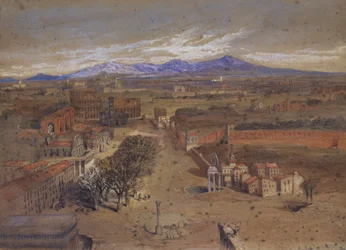 Blick auf das Forum von Rom